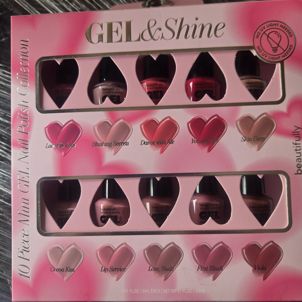 Gel & Shine Nail Polish Collection - Pink and Red Shades